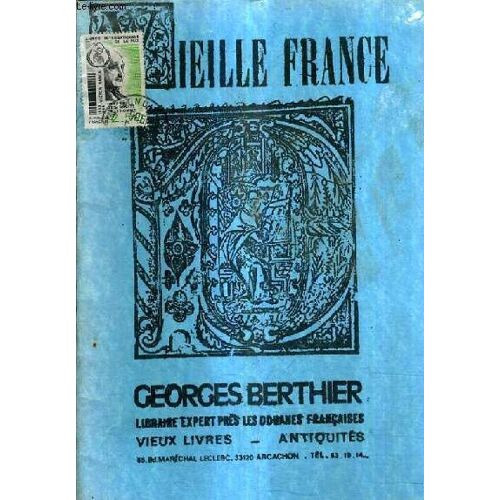 Catalogue N°187 Mai 1986 De La Librairie Georges Berthier Librairie Expert Pres Les Douanes Francaises - Vielle France  Peinture De Maitres N°5810 À 5817 - Assiettes Anciennes N°5818 À 5833 ...