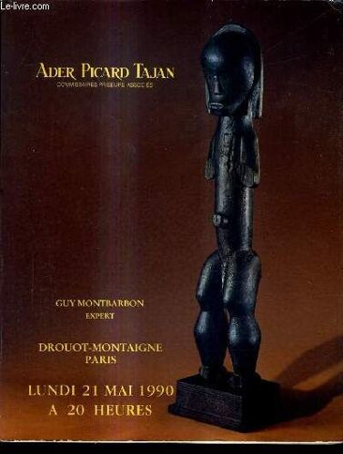 Catalogue De Vente Aux Encheres - Afrique Oceanie Amerique Du Nord - Vente A Paris Drouot Montaigne Lundi 21 Mai 1990.