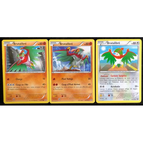 3 X Brutalibré : Ciel Rugissant 39/108 + Impulsion Turbo 87/162 + Offensive Vapeur 97/114