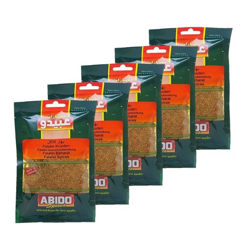 Lot 5x Épices Falafel - Abido - Sachet 50g