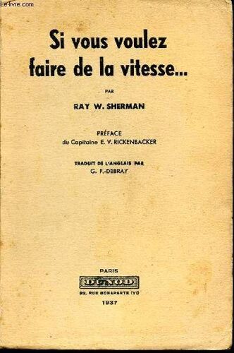 Si Vous Voulez Faire De La Vitesse...