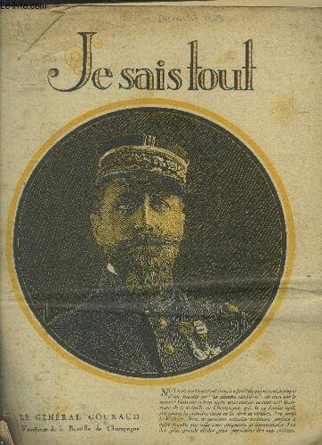 Je Sais Tout 15 Décembre 1923:Le Dressage Des Coqs Savants-Pour Nous Donner Le Vertige Au Cinéma-Que Sera Notre Vie Dans Dix Ans...