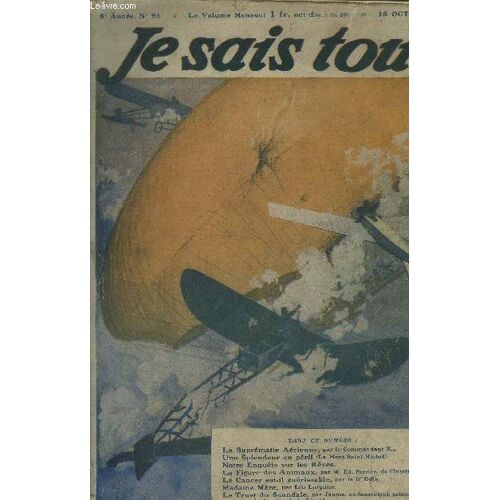 Je Sais Tout N°93 15 Octobre 1912 :