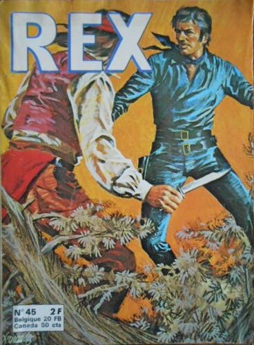 Rex N°45 - "Le Trésoir Du Colonel Poison" - Petit Format Gene Western