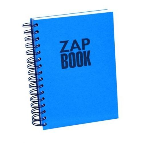 Zap Book N8355 Bloc D'esquisse Spiralé 14,8 X 21 Uni Coloris Assortis