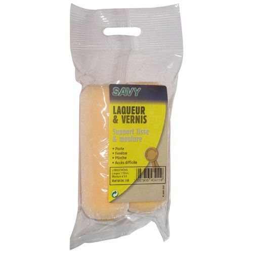 Manchon mousse floquée mini - lot de 2 - 110 mm