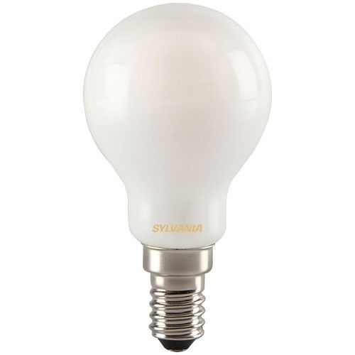 Led Rétro Sphérique Filament Satinée E14 400 Lm - Blanc Très Chaud