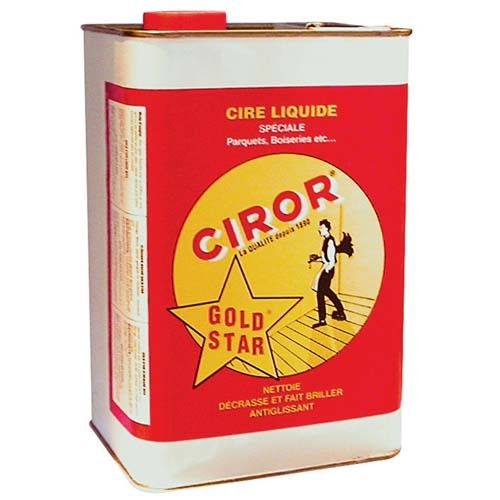 Cire liquide Gold Star spécial bois - 5 L - jaune
