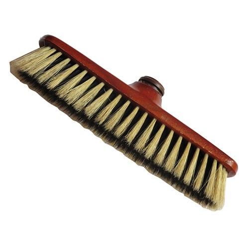 Balai droit en teck de soie bicolore