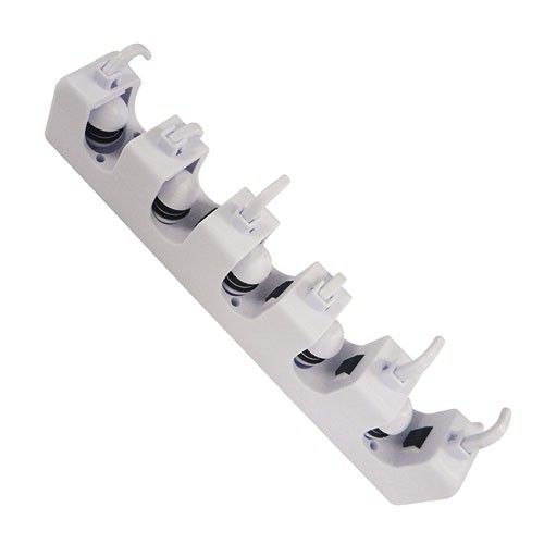 Accroche balais grand modèle - 5 encoches 6 crochets