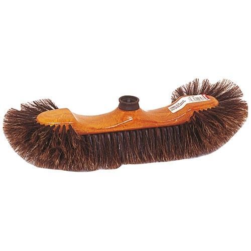Balai 1/2 tête intérieur - brosse en soie de Chine marron S/63