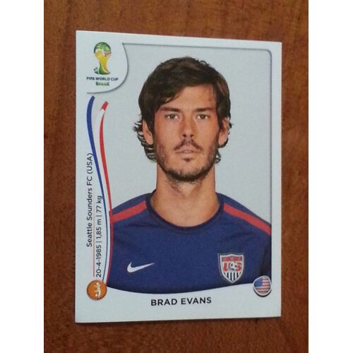 Image Panini 2014 Fifa World Cup Brésil N°556 Brad Evans -États-Unis-