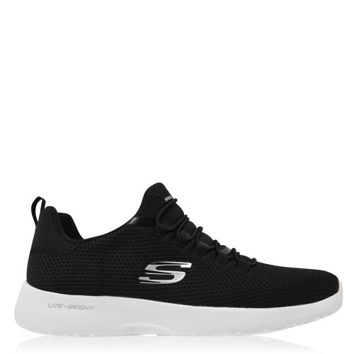 Skechers Dynamight Chaussures De Sport Baskets Basses Respirant Snoir/blancs