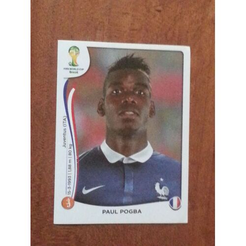 Image Panini 2014 Fifa World Cup Brésil N°386 Paul Pogba -France-