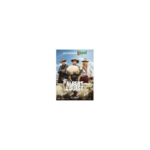 Albert À L'ouest - Seth Macfarlane - Charlize Theron - Affiche De Cinéma Pliée 120x160 Cm