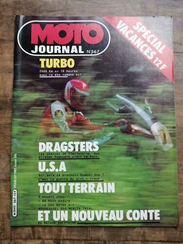 Moto Journal Nº 567 29 Juillet 1982