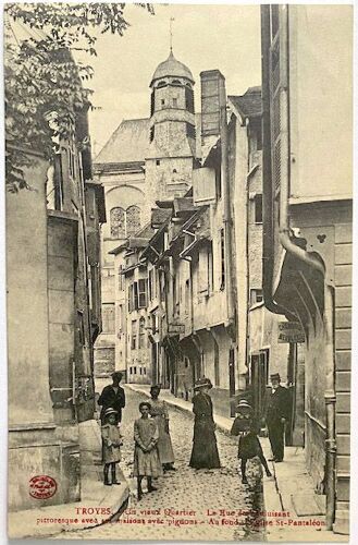 Carte Postale Ancienne, Troyes, Eglise Saint Pantaléon Vue Extérieure