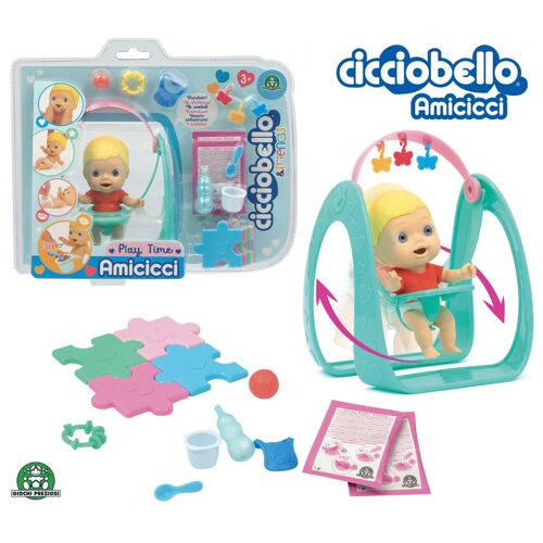 Collectable Ccb - Coffret Balançoire Cicciobello Amicicci Avec Accessoires