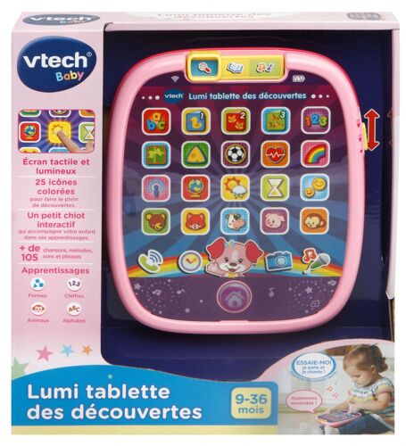 VTECH BABY LUMI TABLETTE DES DÉCOUVERTES ROSE