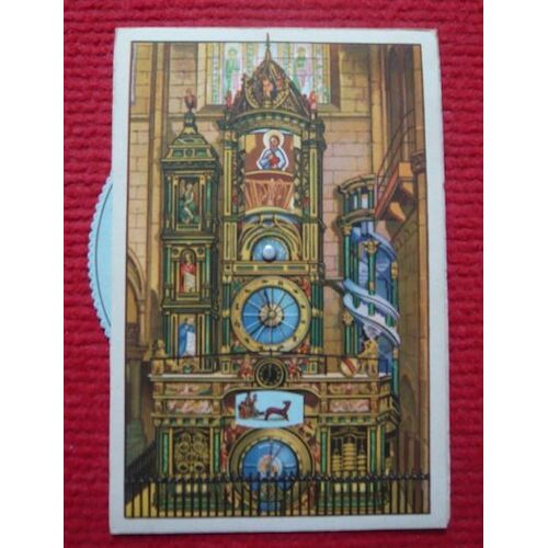 Carte De LHorloge Astronomique De La Cathédrale De Strasbourg
