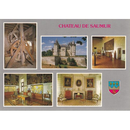 Château De Saumur, " Treuil Du Puits, Le Château, Salle Renaissance, Salle Des Faïences, Salon Des Porcelaines Tendres ".