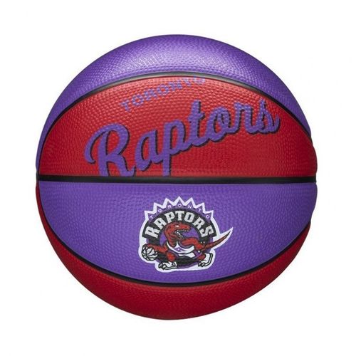 Mini Ballon De Basketball Nba Toronto Raptors Wilson Team Retro Exterieur