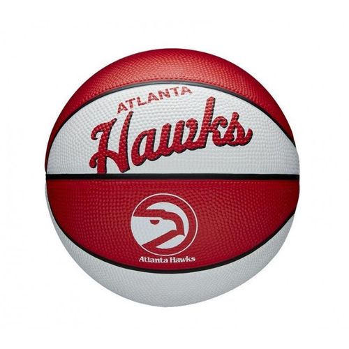 Mini Ballon De Basketball Nba Atlanta Hawks Wilson Team Retro Exterieur