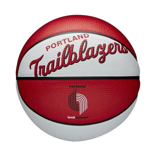 Mini Ballon De Basketball Nba Portland Trail Blazers Wilson Team Retro Exterieur