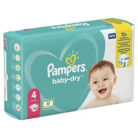 Couches Pampers Baby-Dry Taille 4 (8-16 Kg) - 46 Couches