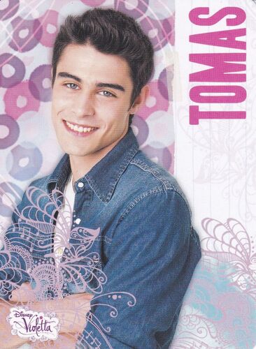 Carte Violetta - Tomas - Fashion Activity Cards - Disney Topps - N°2 - 