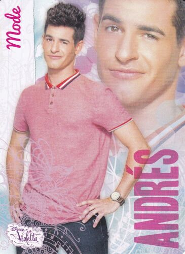 Carte Violetta - Andres - Fashion Activity Cards - Disney Topps - N°25 - 