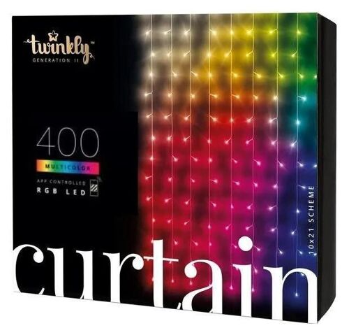Intelligent Led Curtain Twinkly 400 Rgbw 1.5x2.1m