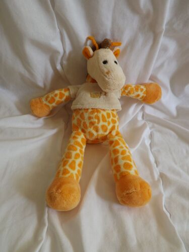 Doudou Girafe Jaune Orange By Babynat' Baby Nat'