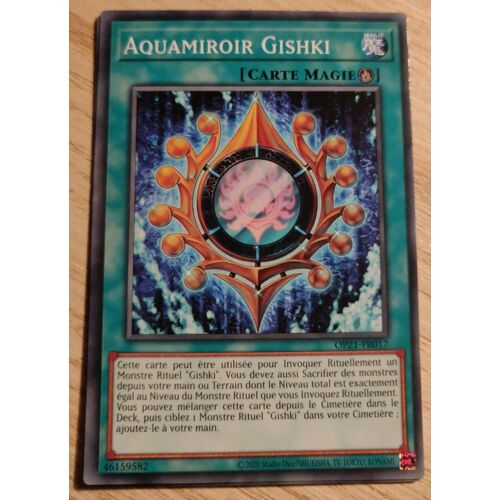Yu Gi Oh Op21 Fr017 Aquamiror Gishki
