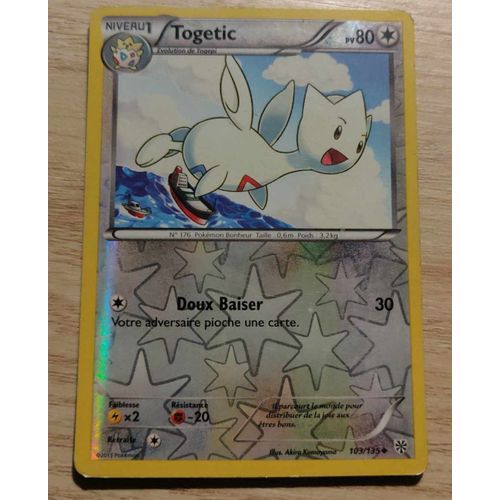 Pokemon Togetic 103 / 135 Reverse Noir Et Blanc
