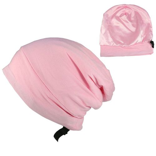 Bonnet De Couchage Doublé En Satin,Couvre-Chef En Bambou,Cheveux Naturels Crépus,Casquette D'infirmière Pour Femmes Et Hommes #O