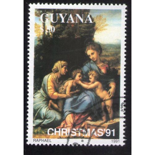 Guyana 1991 Oblitéré Rond Used Stamp Christmas Noël Par Raphael
