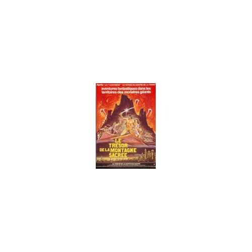 Le Trésor De La Montagne Sacrée - Kevin Connor - Christopher Lee - Affiche De Cinéma Pliée 120x160 Cm
