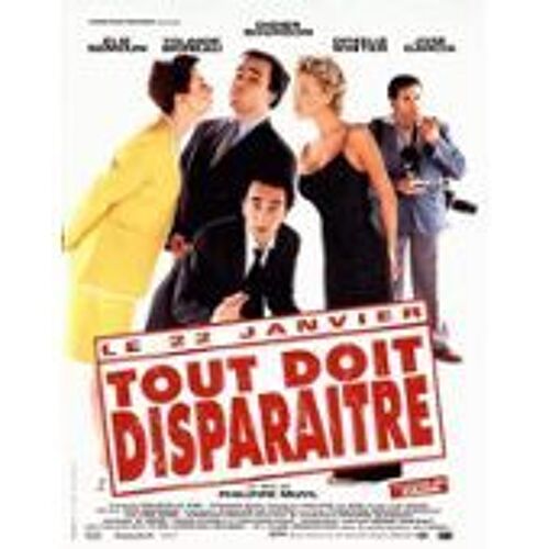 Tout Doit Disparaitre - Elie Semoun - Philippe Muyl - Ophelie Winter - Affiche De Cinéma Pliée 120x160 Cm