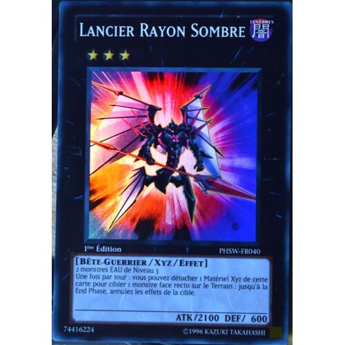 Carte Yu-Gi-Oh Phsw-Fr040 Lancier Rayon Sombre Neuf Fr