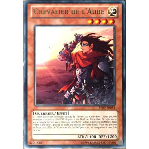 Carte Yu-Gi-Oh Prio-Fr033 Chevalier De L'aube Neuf Fr