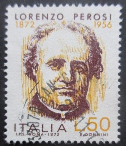 Italie N°1119 Compositeur Lorenzo Perosi Oblitéré