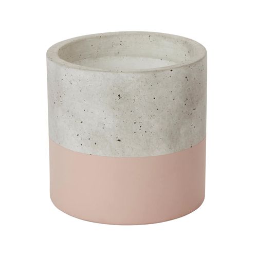 Pot Rond Béton Trempé Rose Ø12 Cm Goodhome