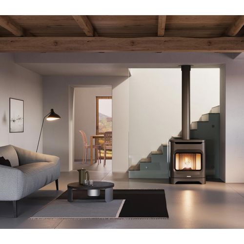 Poêle à granulés Freepoint Flos6 6kW noir