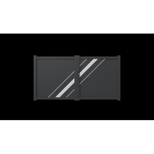 Portail Battant Marione2 3 X1,60 M Gris70