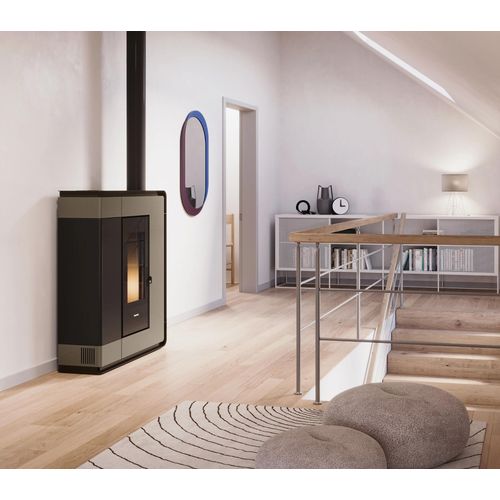 Poêle à granulés Freepoint Arco9 9kW light bronze biflux