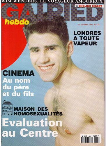 Gay Vintage Revue Magazine Gai Pied N° 492  31 Octobre 1991  