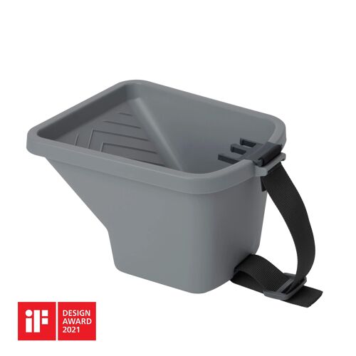Seau à peinture GoodHome 2L plastique gris