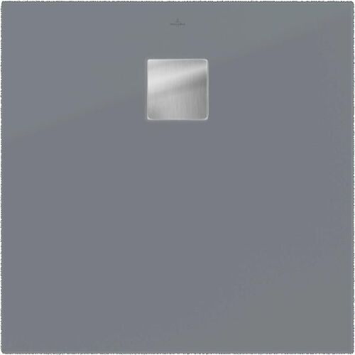 Receveur de douche 80 x 80 cm en acrylique, gris mat, Villeroy & Boch Exklusive