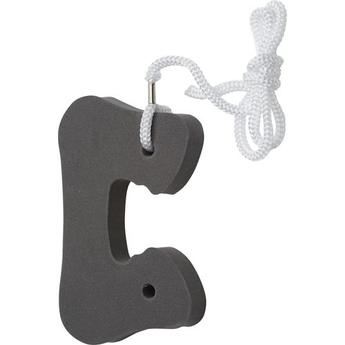 Bloque porte en mousse avec cordelette à accrocher
